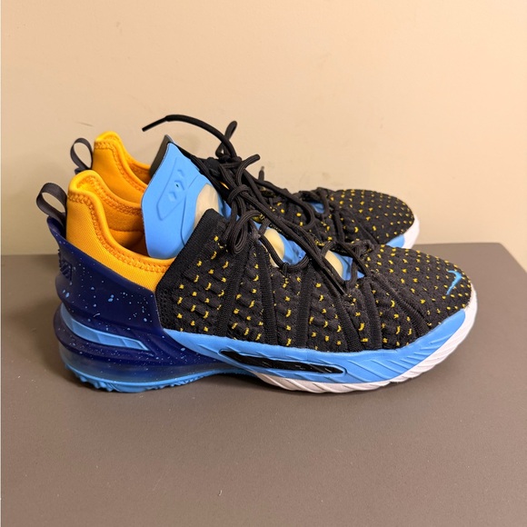 Nike Other - Youth Nike LeBron XVIII, Boy's Size 5 Black/ Gold/ Coast Concord, CW2760 006-